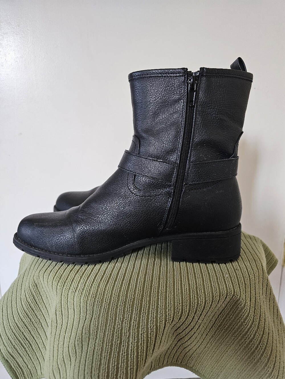 MOTO BOOTS - Faux Leather - Picture 6 of 11